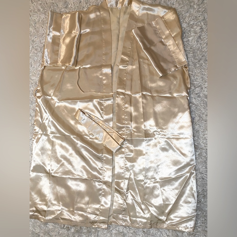Women’s Faux Satin Robe